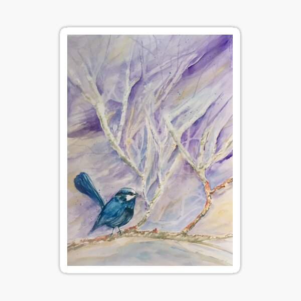 Little Blue Wren Sticker