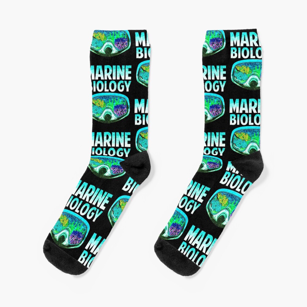 "Awesome Marine Biology Underwater Biologist" Socks by perfectpresents