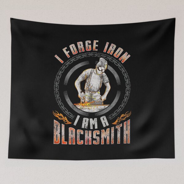 Item preview, I Forge Iron, I Am a Blacksmith Blacksmithing designed and sold by perfectpresents.