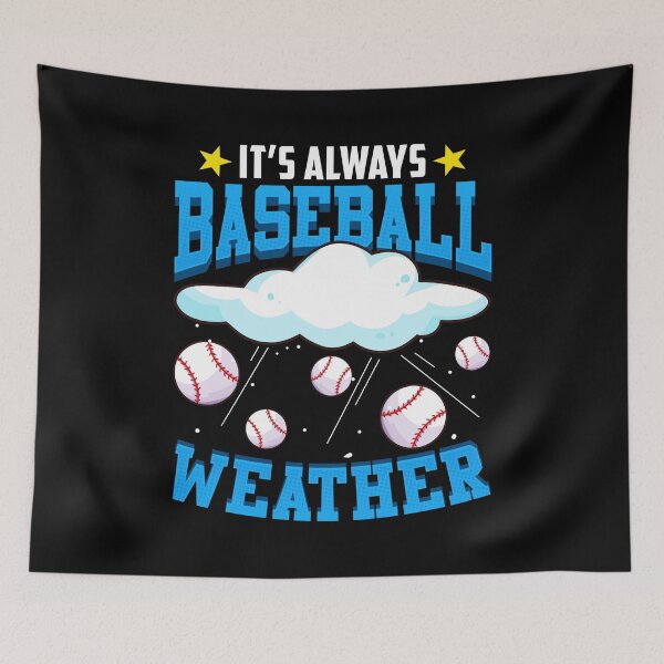 Item preview, It's Always Baseball Weather Raining Baseballs designed and sold by perfectpresents.