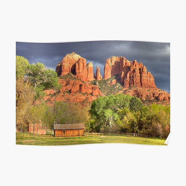 Cathedral Rock, Sedona, AZ HDR Poster