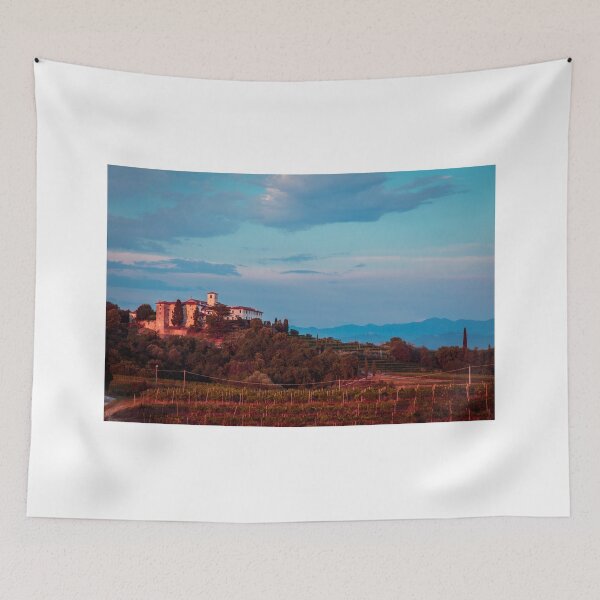 Item preview, Sunset in the vineyards of Rosazzo after the storm designed and sold by zakaz86.
