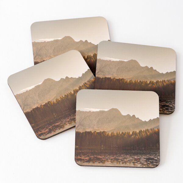 Item preview, Colorful autumn foliage at the alpine lake designed and sold by zakaz86.