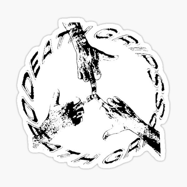 Death Grips Peace Daisy Sticker