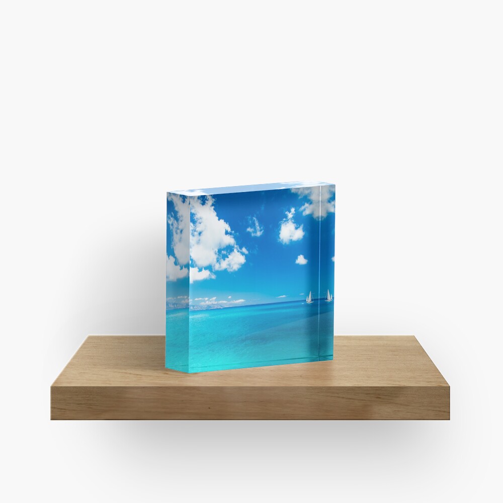 The beautiful Cala Goloritzè in Sardinia Acrylic Block