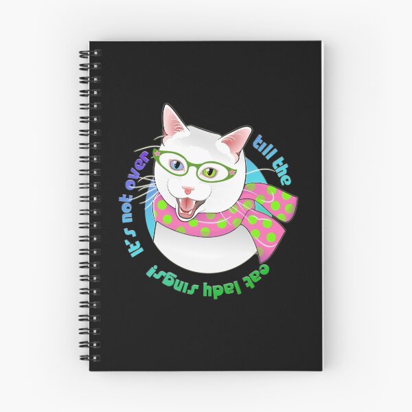 Item preview, It's Not Over Till the Cat Lady Sings! designed and sold by BlissAndKittens.