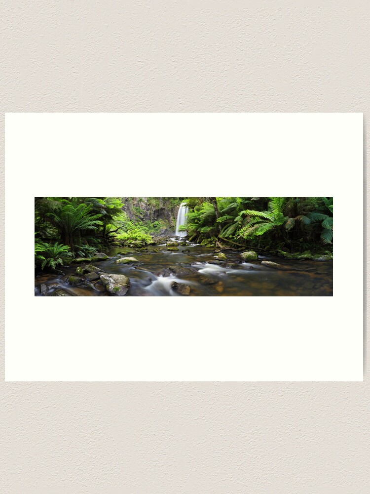 Thumbnail 2 of 3, Art Print, Hopetoun Falls, Otways, Great Ocean Road, Australia designed and sold by Chockstone.