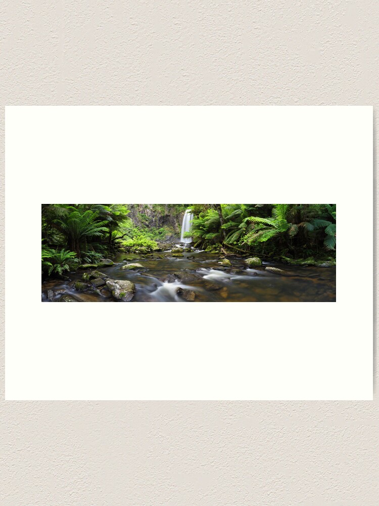 Thumbnail 2 of 3, Art Print, Hopetoun Falls, Otways, Great Ocean Road, Australia designed and sold by Chockstone.