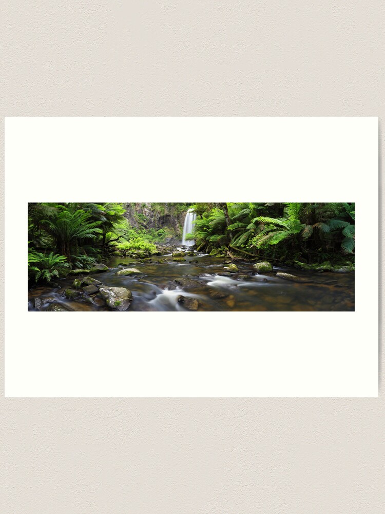 Thumbnail 2 of 3, Art Print, Hopetoun Falls, Otways, Great Ocean Road, Australia designed and sold by Chockstone.