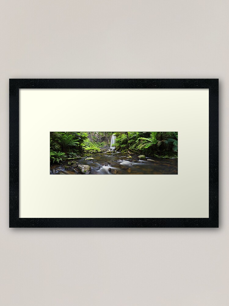 Alternate view of Hopetoun Falls, Otways, Great Ocean Road, Australia Framed Art Print