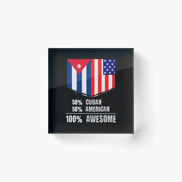 Item preview, 50% Cuban 50% American 100% Awesome Immigrant designed and sold by perfectpresents.