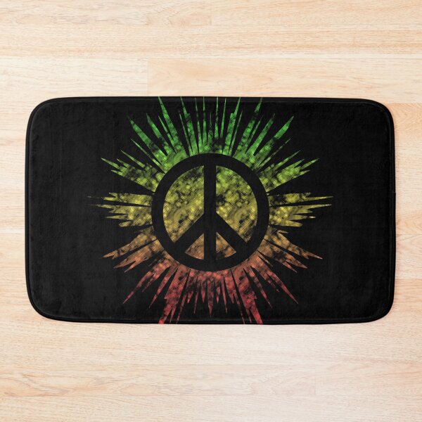 Item preview, Rasta Tie Dye Peace Sign designed and sold by MellowGroove.