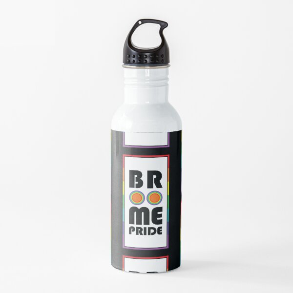 Broome Pride – Rainbow rectangle Water Bottle