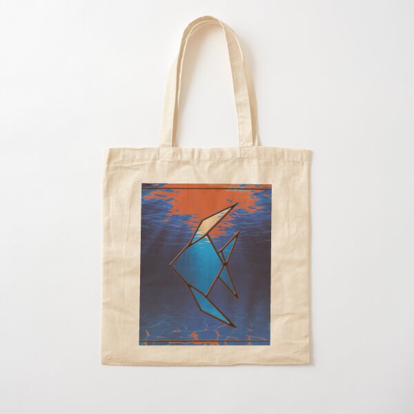 Tropical fish Cotton Tote Bag