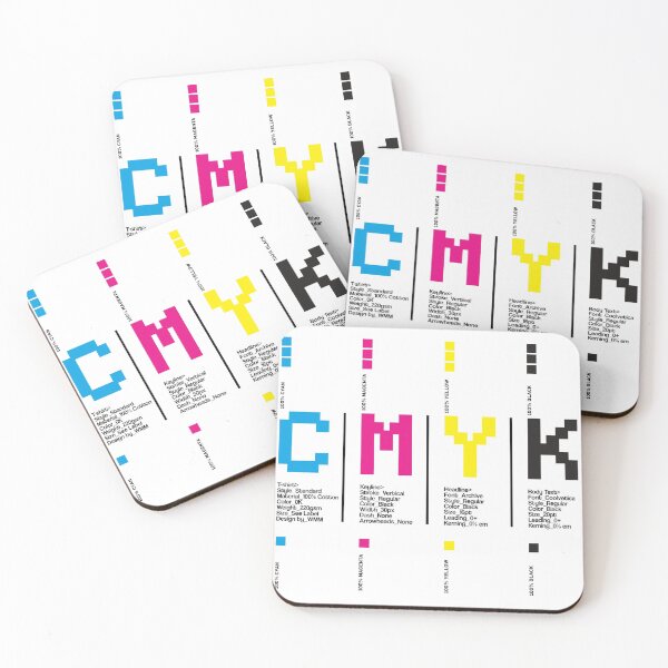 Item preview, CMYK Color Typography Typeface Prepress Graphic Design designed and sold by WheresMyMojo.