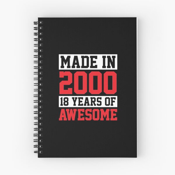 Item preview, Made In 2000, 18 Years of Awesome Birthday designed and sold by perfectpresents.