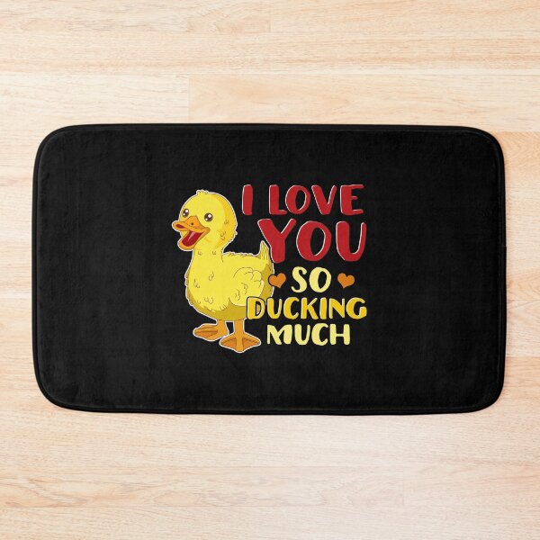 Item preview, Cute & Funny I Love You So Ducking Much Pun designed and sold by perfectpresents.