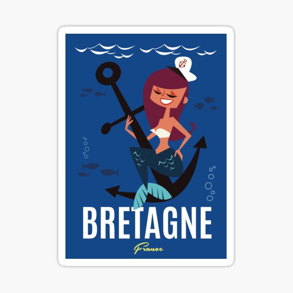 Aperçu de l'œuvre Affiche Bretagne créée et vendue par GAGodel.