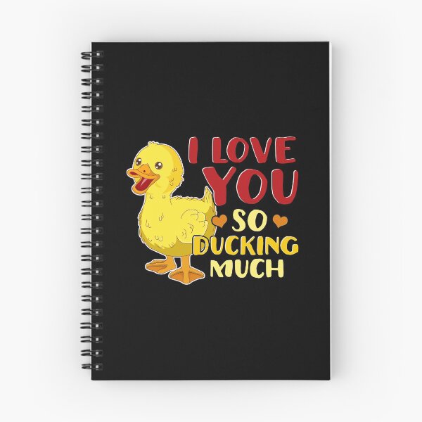 Item preview, Cute & Funny I Love You So Ducking Much Pun designed and sold by perfectpresents.