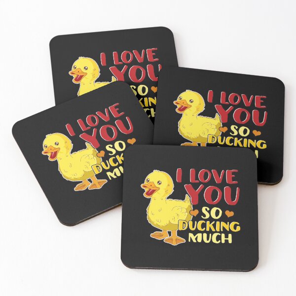 Item preview, Cute & Funny I Love You So Ducking Much Pun designed and sold by perfectpresents.