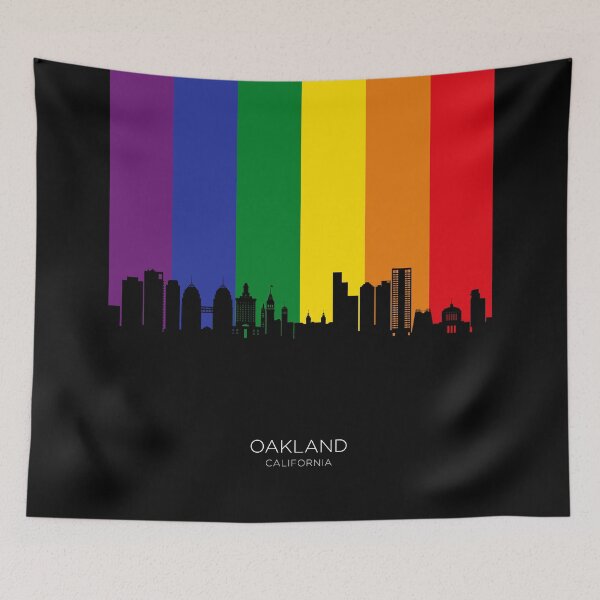 Item preview, Oakland California Skyline designed and sold by ArtPrints.