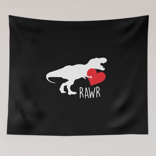 Item preview, Rawr T-Rex Dinosaur Heart Love Valentine's Day designed and sold by perfectpresents.