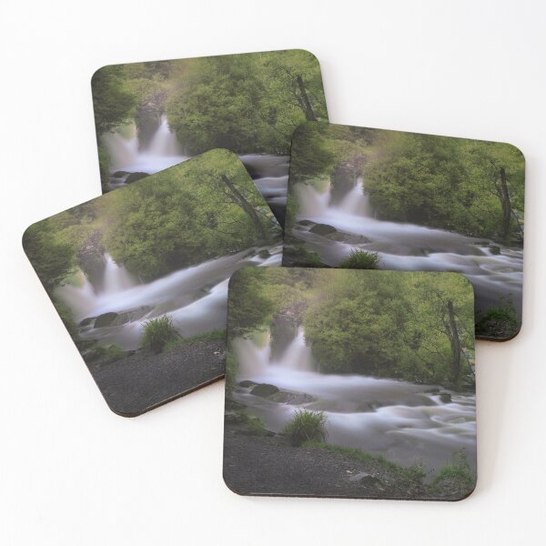 Item preview, Swollen waterfall at Penllergare Valley Woods designed and sold by Leighton Collins.