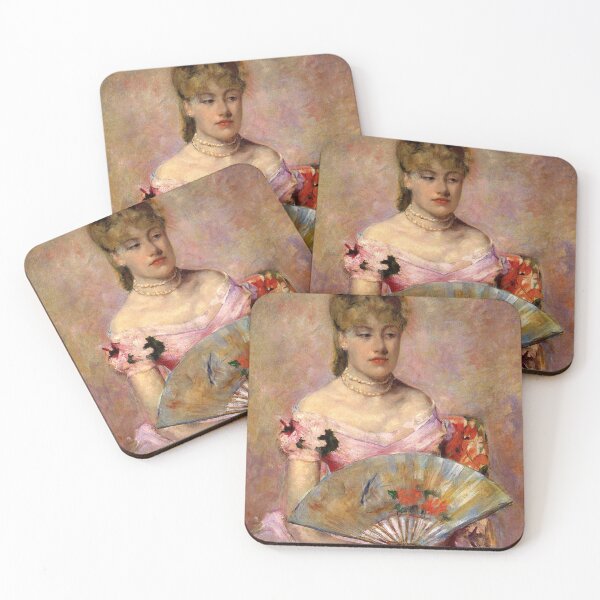 Item preview,  Lady with a Fan (aka Portrait of Anne Charlotte Gaillard) - Cassatt Mary designed and sold by Vintage Designs +.