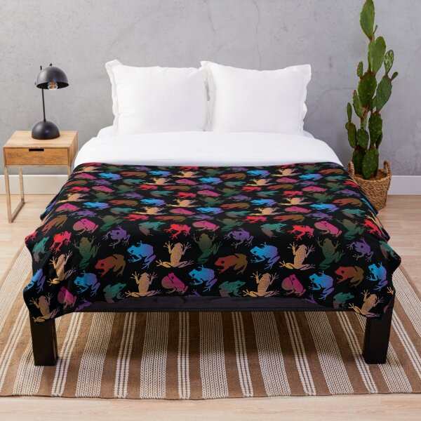 frogs Throw Blanket