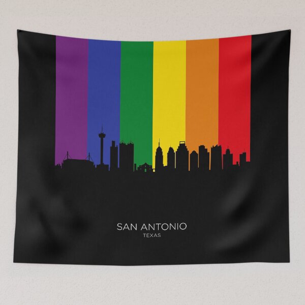 Item preview, San Antonio Texas Skyline designed and sold by ArtPrints.