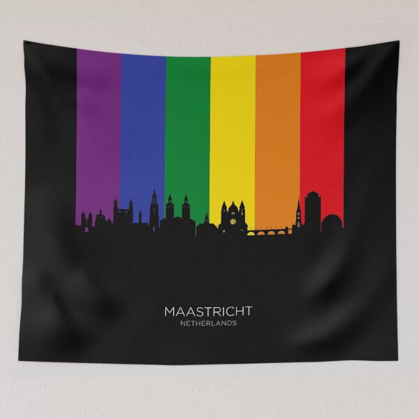 Item preview, Maastricht The Netherlands Skyline designed and sold by ArtPrints.