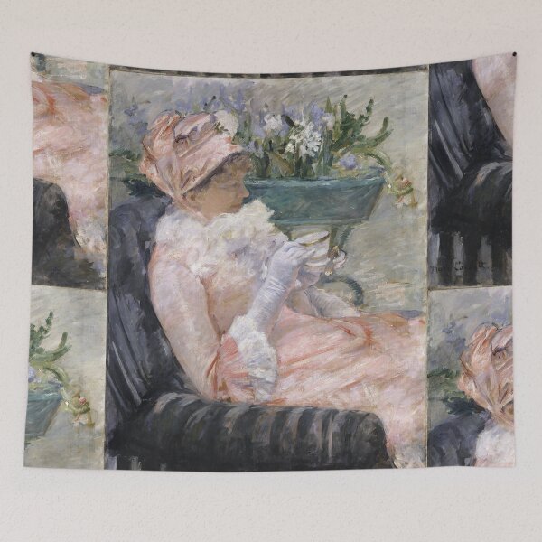 Item preview, Cup of Tea - Cassatt Mary designed and sold by Vintage Designs +.