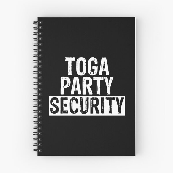 Aperçu de l'œuvre Toga Party Security Guard Funny Fraternity Party créée et vendue par perfectpresents.