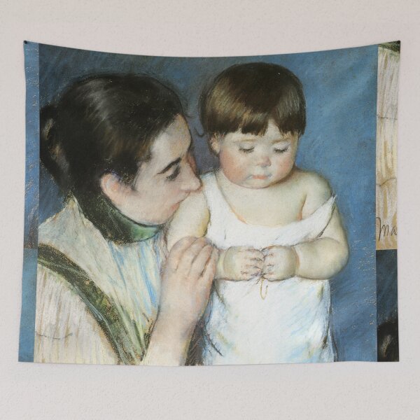 Item preview, Mother and child vintage painting - mary cassatt  designed and sold by Vintage Designs +.