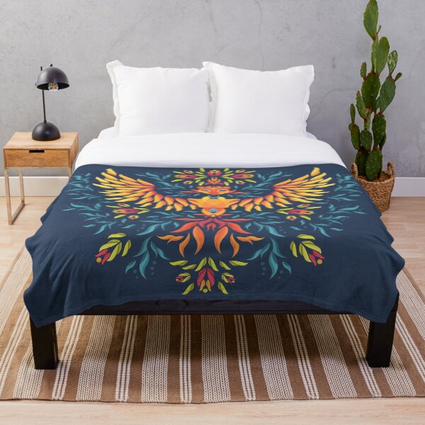 Phoenix Rising Throw Blanket