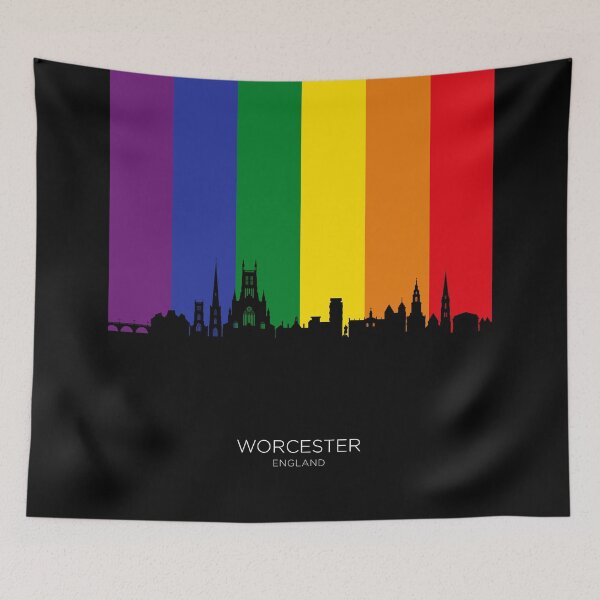 Item preview, Worcester England Skyline designed and sold by ArtPrints.