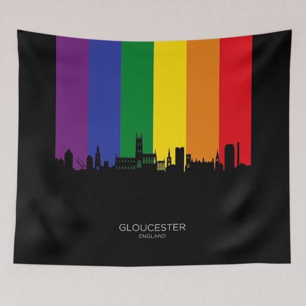Item preview, Gloucester England Skyline designed and sold by ArtPrints.