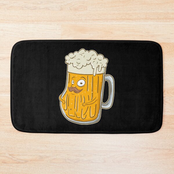 Aperçu de l'œuvre Adorables buveurs de blagues à la bière à la moustache créée et vendue par perfectpresents.