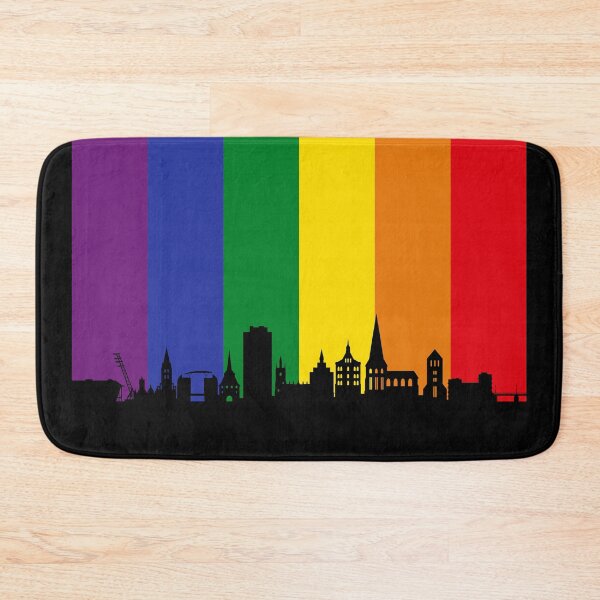 Item preview, Rostock Germany Skyline designed and sold by ArtPrints.