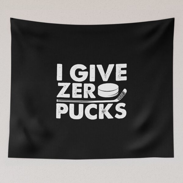 Item preview, Funny I Give Zero Pucks Ice Hockey Players Pun designed and sold by perfectpresents.