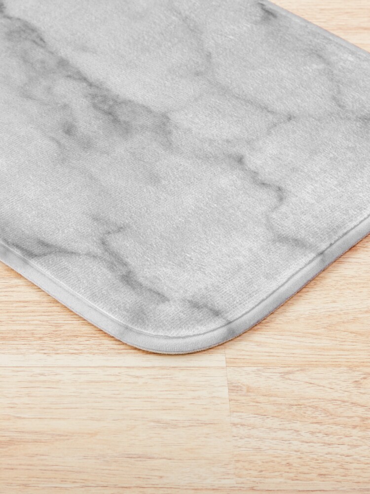 Alternate view of White Marble Bath Mat