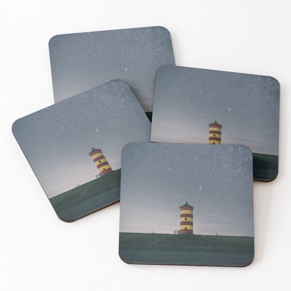 Item preview, Stellar Beacon: Pilsum Lighthouse Nightscape designed and sold by MilesRite.