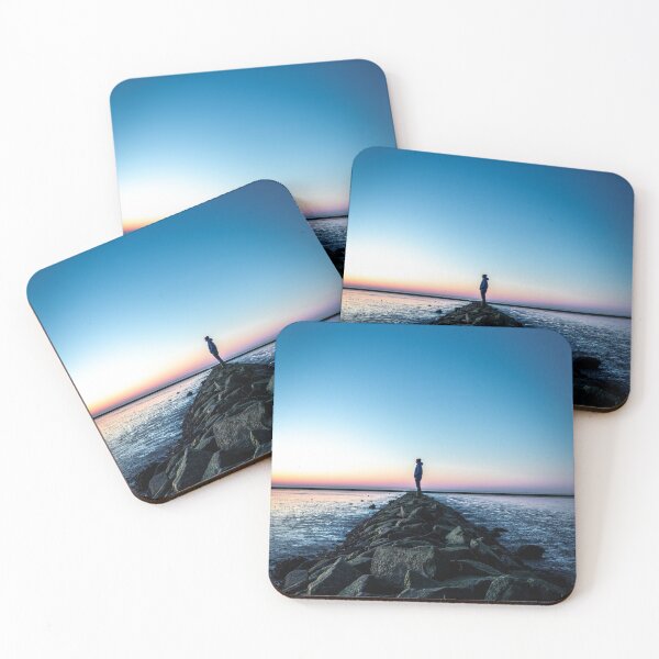 Item preview, Skyward Gaze: Norddeich Sunset Silhouette designed and sold by MilesRite.