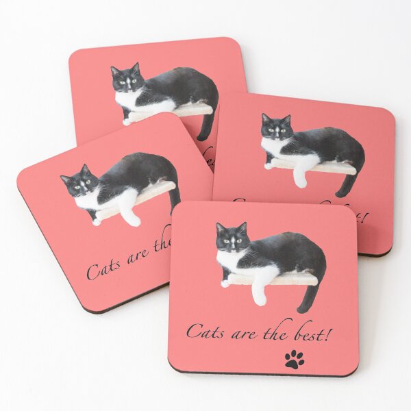 Item preview, Gift Idea Cat "Cats are the best!" designed and sold by Katja LebenFreude.