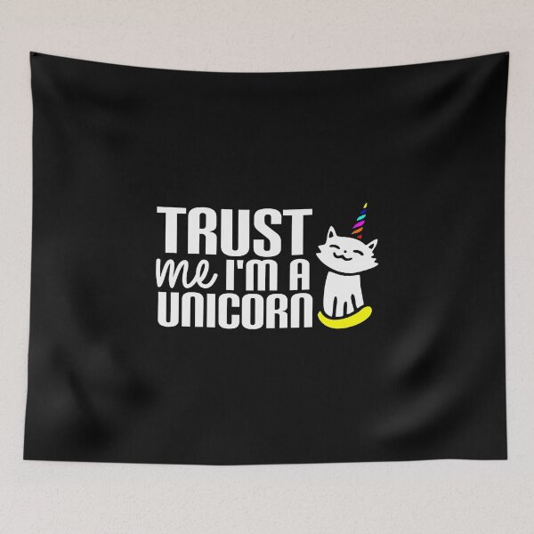 Item preview, Cute Trust Me I'm A Unicorn Cat Kitty Unicorn designed and sold by perfectpresents.