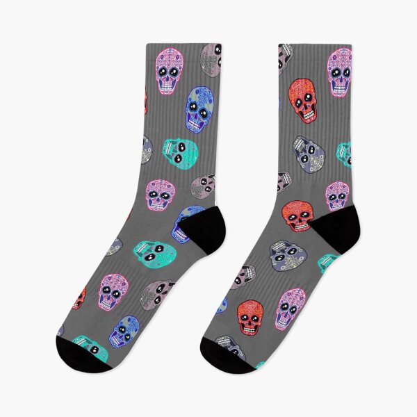 Item preview, Cinco de mayo colorful skulls designed and sold by HotVector.