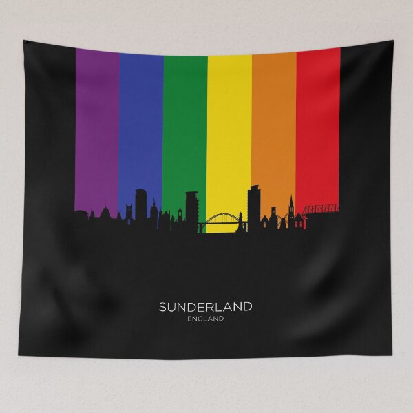 Item preview, Sunderland England Skyline designed and sold by ArtPrints.