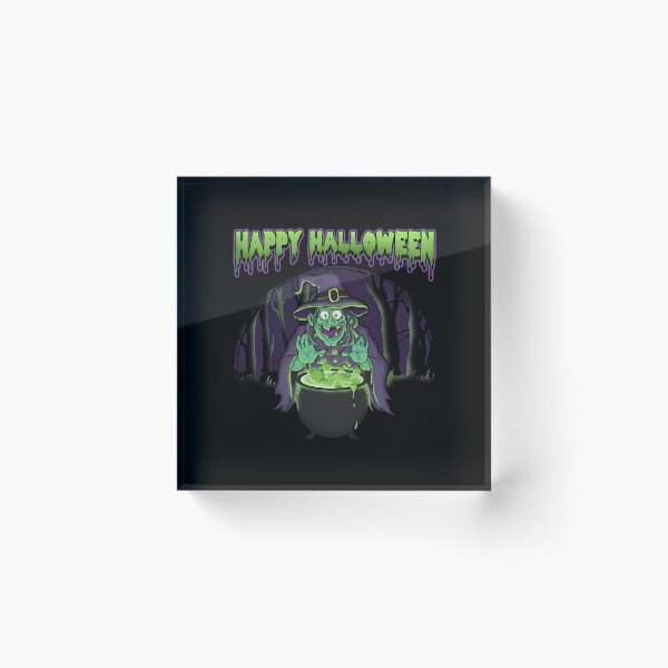 Item preview, Scary Witch Happy Halloween Cauldron Potion designed and sold by perfectpresents.