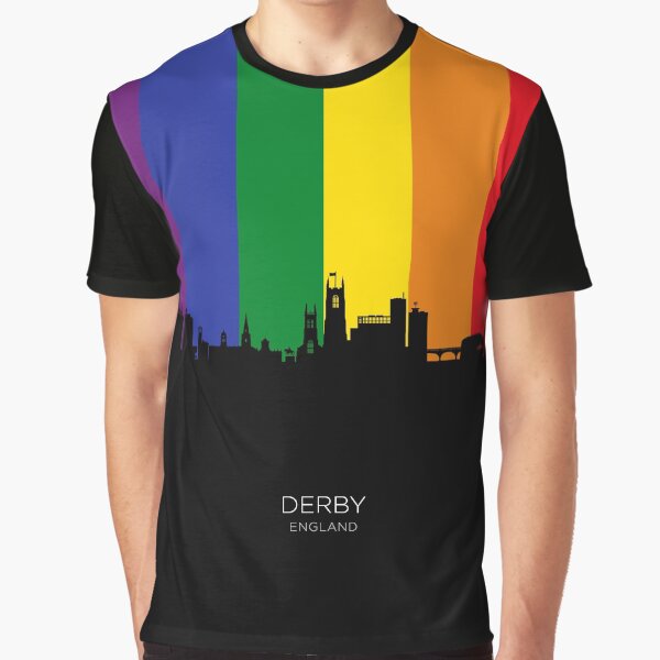 Item preview, Derby England Skyline designed and sold by ArtPrints.