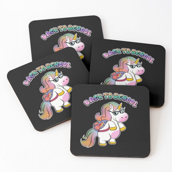 Item preview, Cute Back To School Unicorn Student with Backpack designed and sold by perfectpresents.